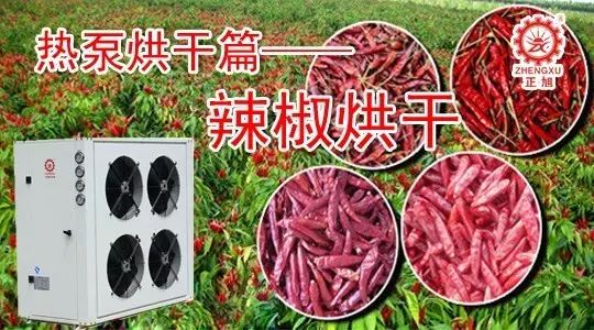 正旭高溫熱泵烘干辣椒